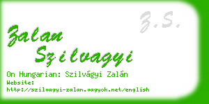 zalan szilvagyi business card